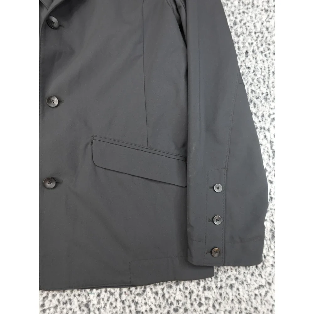 Nau Technical Blazer Mens Large Black Recycled Polyester Water Repellent